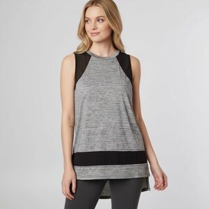 DOE & RAE | Scoop Neck Mesh Tank Top
